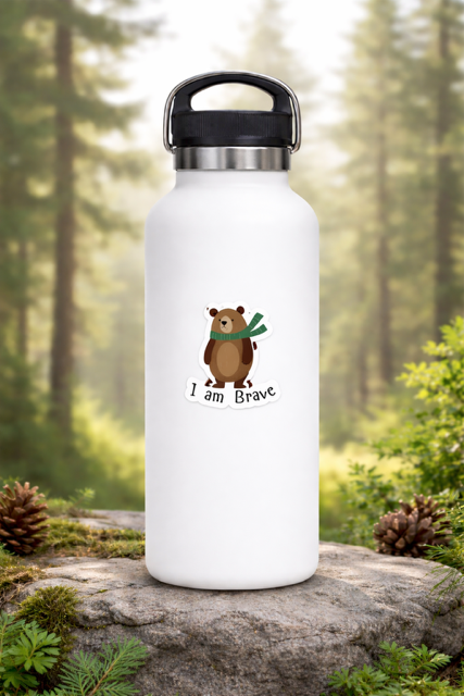 Forest Friends Affirmation Stickers 10-Pack for Kids