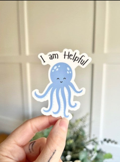 Deep Blue Buddies Affirmation Stickers 10-Pack