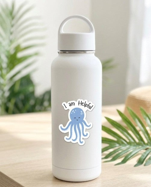 Deep Blue Buddies Affirmation Stickers 10-Pack